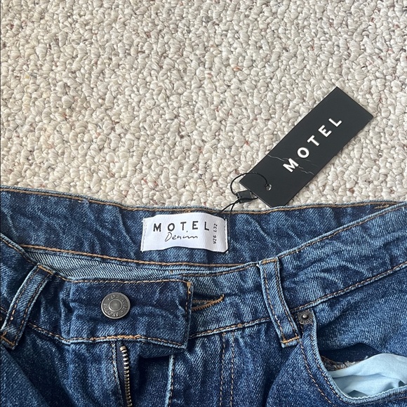 Motel Rocks Denim Jeans in Deep Blue - Picture 2 of 3